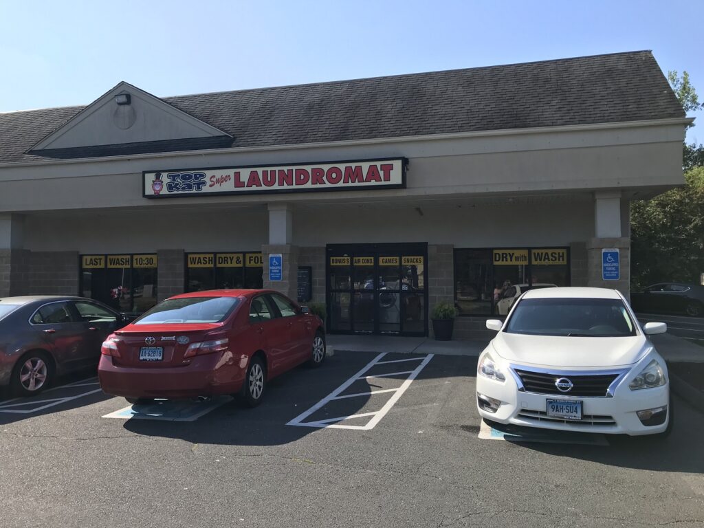 TopKat laundromat exterior at Berlin — 544 Deming Rd